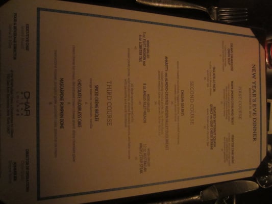 Menu photo 8 Char Steak & Lounge Rochester, NY