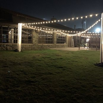 Just De'Lights - Presidio Log Cabin- String Lights on lawn - Audio/Visual Equipment Rental Near Me Just De'Lights - Presidio Log Cabin- String Lights on lawn - Audio/Visual Equipment Rental Near Me