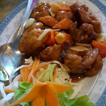 China Dragon - Governor's chicken  (General TSO Chicken) . Very spicy with the right amount of sweetness but not too much. Delicious - Chinese Near Me - Norwalk, Iowa