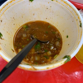 Chilangos Tacos - Barbacoa broth - Tacos Near Me - Dallas, Texas