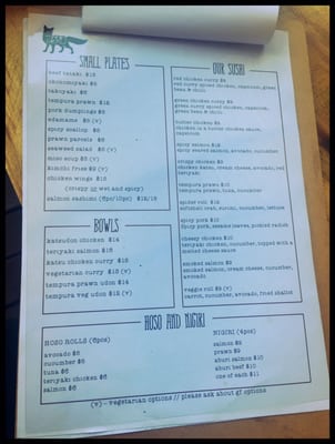 Menu photo 2 Zero Fox Newstead, QLD