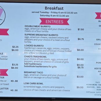 K's Kitchen - Breakfast menu - Breakfast & Brunch Near Me - Winder, Georgia