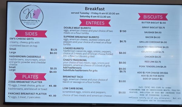 Menu photo 3 K's Kitchen Winder, GA