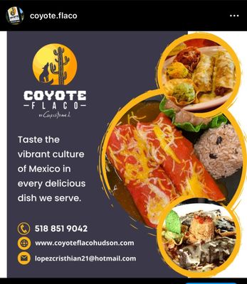 Menu photo 5 Coyote Flaco Hudson, NY
