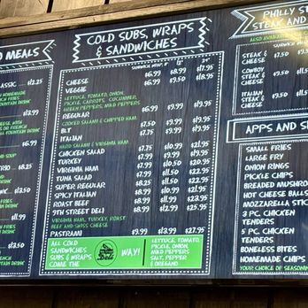 9th Street Deli - Menu - Delis Near Me - Indiana, Pennsylvania