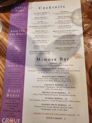Menu photo 1 Grove Brunch Cafe El Paso, TX Menu photo 1 Grove Brunch Cafe El Paso, TX