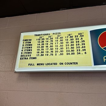 Carlucci's Pizza - Part of the menu - Pizza Near Me - Grand Rapids, Michigan