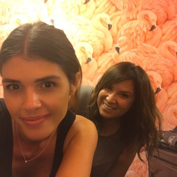 MAVEN Beverly Hills - The amazing Danai and the flamingo room at Maven - Hair Salons Near Me - Beverly Hills, California