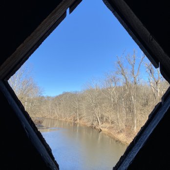 Tyler State Park - Bridge window - Hiking Near Me - Newtown, Pennsylvania