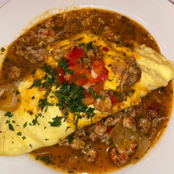 Cafe Sbisa - Crawfish étouffée omelet - Southern Near Me - New Orleans, Louisiana Cafe Sbisa - Crawfish étouffée omelet - Southern Near Me - New Orleans, Louisiana