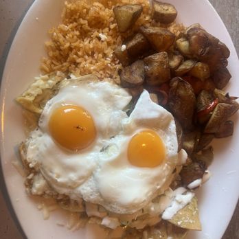 Toast Kitchen & Bar - Chilaquiles with Rice and Potatoes - Breakfast & Brunch Near Me - Brea, California Toast Kitchen & Bar - Chilaquiles with Rice and Potatoes - Breakfast & Brunch Near Me - Brea, California