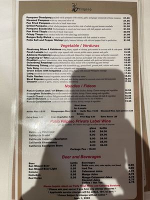 Menu photo 7 Patio Filipino San Bruno, CA Menu photo 7 Patio Filipino San Bruno, CA