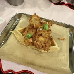 Chicken and waffles