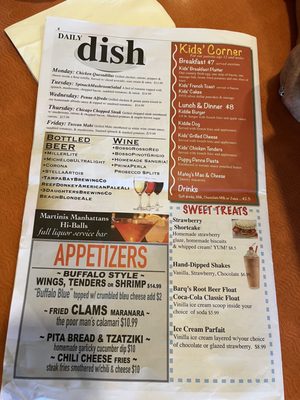 Menu photo 3 Tiffany's Restaurant Palm Harbor, FL Menu photo 3 Tiffany's Restaurant Palm Harbor, FL