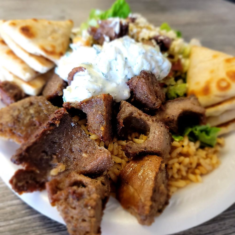 Charlie's Kabob Grill - Charlie's plate - Middle Eastern Near Me - Wake Forest, North Carolina