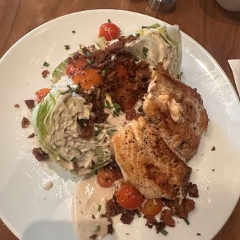 Jonathan's The Rub at Memorial Green - Wedge Salad with Salmon - New American Near Me - Houston, Texas Jonathan's The Rub at Memorial Green - Wedge Salad with Salmon - New American Near Me - Houston, Texas