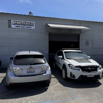 PM Autoworks Subaru Specialist - Front of PM Auto shop - Auto Repair Near Me - San Jose, California