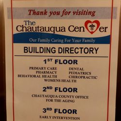 The Chautauqua Center - Parking on ground level.