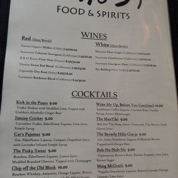 Cafe 59 - Menu Cafe 59. Spirits menu - Bars Near Me - Buffalo, New York Cafe 59 - Menu Cafe 59. Spirits menu - Bars Near Me - Buffalo, New York