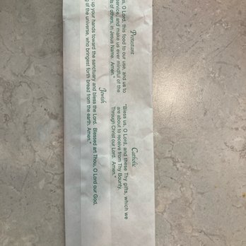 Chuy's - Wonderful prayers on the silverware wrapper! - Bars Near Me - Midland, Texas Chuy's - Wonderful prayers on the silverware wrapper! - Bars Near Me - Midland, Texas