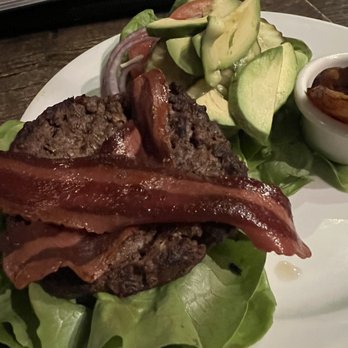 Hugo's - Organic Beef Burger with lettuce wrap instead of bun - Breakfast & Brunch Near Me - Studio City, California Hugo's - Organic Beef Burger with lettuce wrap instead of bun - Breakfast & Brunch Near Me - Studio City, California