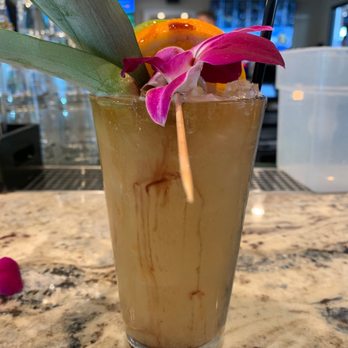 Flat Top Bar and Grill - Stopped in for a quick Mai tai with Brad and Chelsea! - Bars Near Me - Riverside, California
