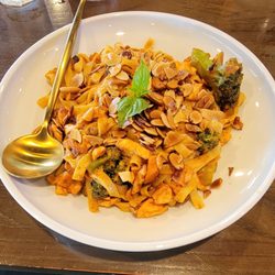 Abby's Restaurant & Bar - Salmon Fettuccine.