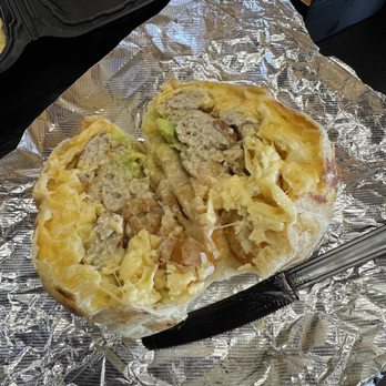 The Bite Club - NOT THE ENFORCER! Looks like a turkey sausage burrito instead - Breakfast & Brunch Near Me - Santa Ana, California The Bite Club - NOT THE ENFORCER! Looks like a turkey sausage burrito instead - Breakfast & Brunch Near Me - Santa Ana, California