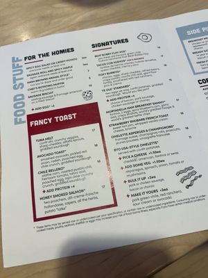 Menu photo 6 Fox And The Hen Denver, CO