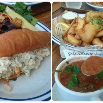 Fish - Fish and chips, eh...but that crab sandwhich very good. - Seafood Near Me - Sausalito, California Fish - Fish and chips, eh...but that crab sandwhich very good. - Seafood Near Me - Sausalito, California