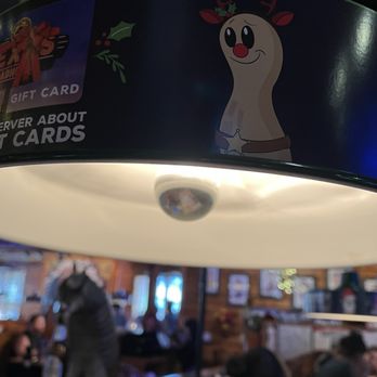Texas Roadhouse - Cute little ghost on light over booth at table - American Near Me - Corona, California Texas Roadhouse - Cute little ghost on light over booth at table - American Near Me - Corona, California