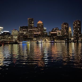 Massachusetts Bay Lines - Bay area at night time - Boating Near Me - Boston, Massachusetts Massachusetts Bay Lines - Bay area at night time - Boating Near Me - Boston, Massachusetts