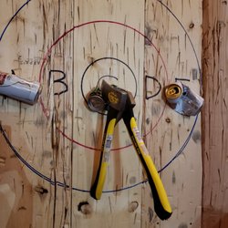 Kraken Axes - Will taught me to do this. This was my first throw with 2 axes.