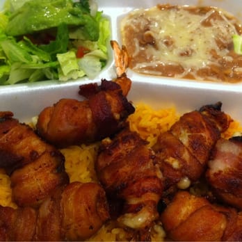 Maya's Cafe - Camerones Aztecas (Stuffed Shrimp, Served w/Flour Tortillas, Rice, Beans, $13.99) - Latin American Near Me - San Jose, California Maya's Cafe - Camerones Aztecas (Stuffed Shrimp, Served w/Flour Tortillas, Rice, Beans, $13.99) - Latin American Near Me - San Jose, California