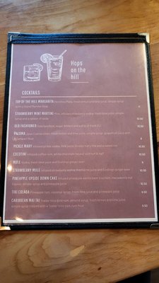Menu photo 5 Hops on the Hill Tumwater, WA
