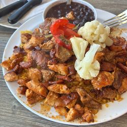 Brasas  BBQ - Picadinho  Pork,beef,shrimp and chicken