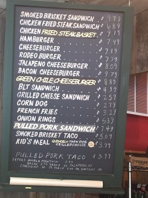 Menu photo 4 Andice General Store Georgetown, TX