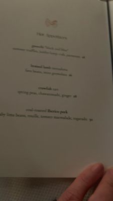 Menu photo 6 Restaurant August New Orleans, LA