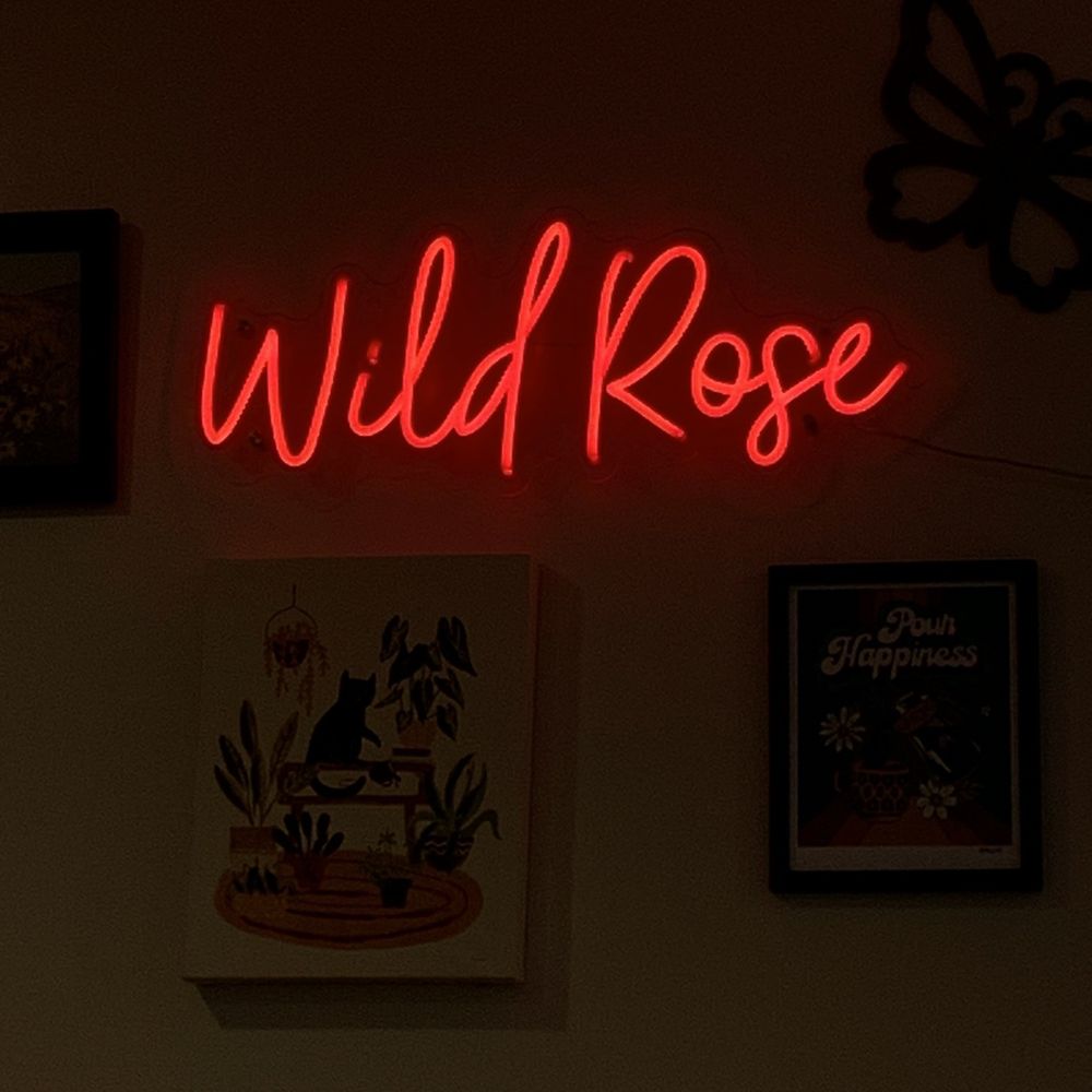 Wild Rose Coffee - neon sign on the wall - Coffee & Tea Near Me - Portland, Oregon Wild Rose Coffee - neon sign on the wall - Coffee & Tea Near Me - Portland, Oregon