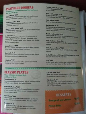 Menu photo 3 Puebla Mexican Restaurant West Liberty, IA Menu photo 3 Puebla Mexican Restaurant West Liberty, IA
