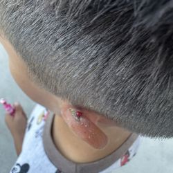 Wondercuts - My son's ear that Lizzett cut