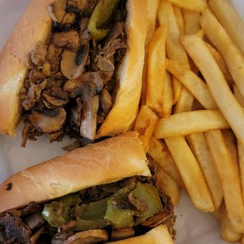 Anthonys Pizza & Deli - Philly steak lunch order with everything but the cheese. - Pizza Near Me - Henderson, Nevada