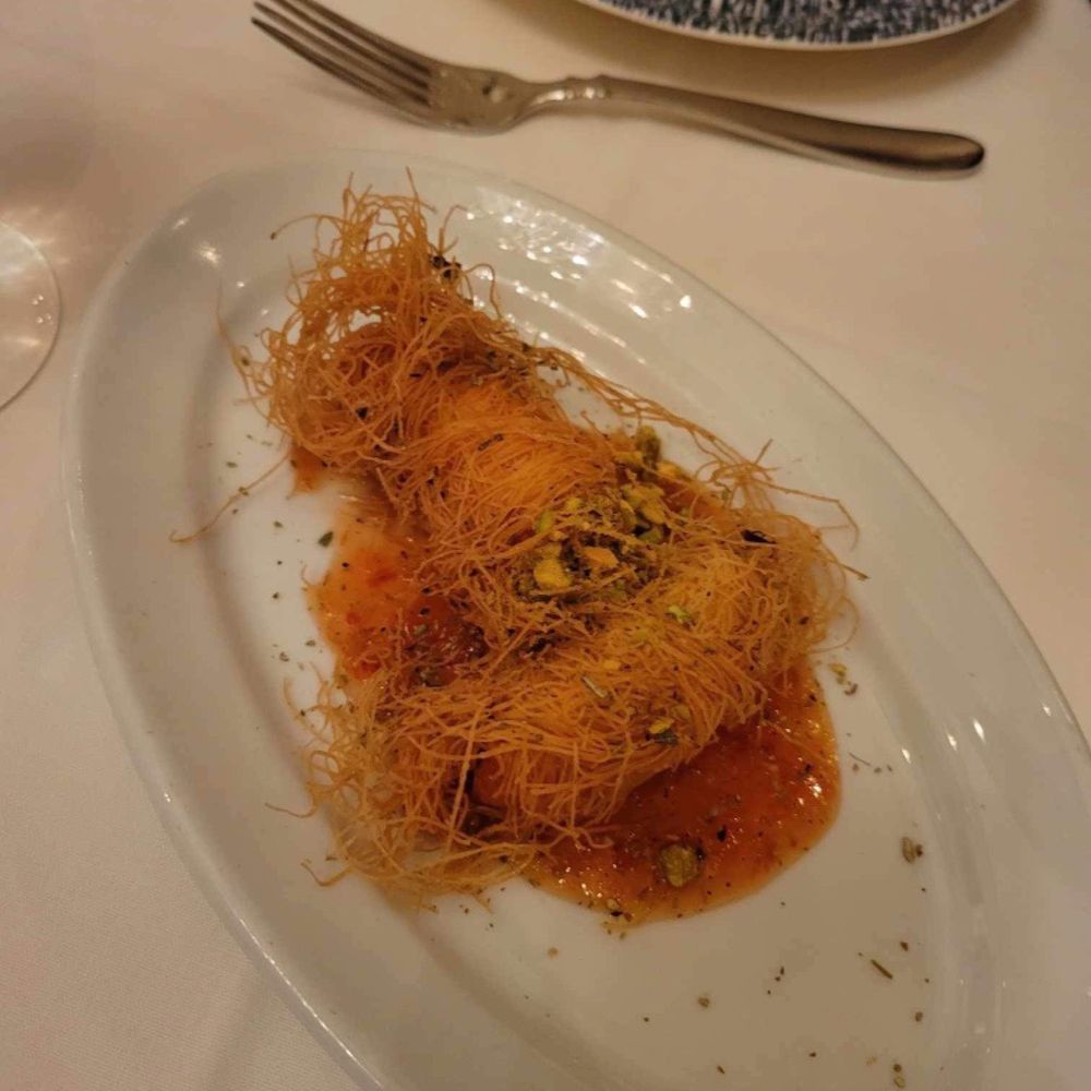 Kellari Taverna - Do not recall the name of this dish - its fried Phyllo and Cheese. The apricot jam is wonderful. - Greek Near Me - New York, New York Kellari Taverna - Do not recall the name of this dish - its fried Phyllo and Cheese. The apricot jam is wonderful. - Greek Near Me - New York, New York