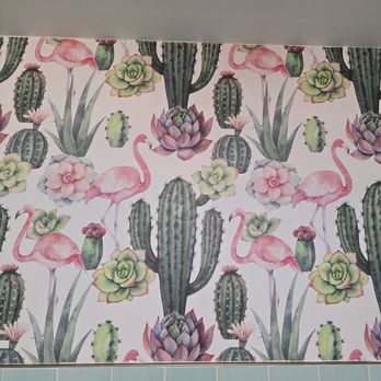Sunday Service Motor - Wallpaper in bathroom - Coffee & Tea Near Me - Albuquerque, New Mexico