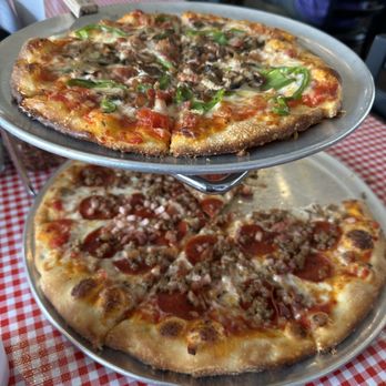 Nonna's Pizzeria - Meat Lovers & a 10 inch bacon, green pepper with bacon. - Pizza Near Me - Gulf Shores, Alabama Nonna's Pizzeria - Meat Lovers & a 10 inch bacon, green pepper with bacon. - Pizza Near Me - Gulf Shores, Alabama