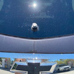 Damage after using the car wash