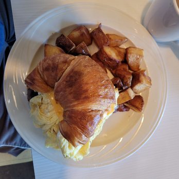 OUI Pancake N Eggs - Croissant Breakfast Sandwich - American Near Me - Temecula, California OUI Pancake N Eggs - Croissant Breakfast Sandwich - American Near Me - Temecula, California