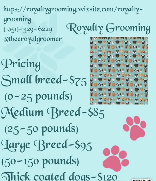 ROYALTY MOBILE GROOMING 40 Photos Riverside, California Pet Groomers Phone Number Yelp