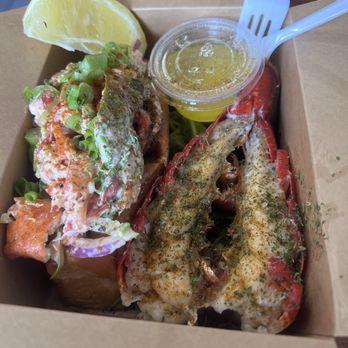Lobster Guys - Lobster Tail & Truffle Roll Combo$35 - Seafood Near Me - Long Beach, California