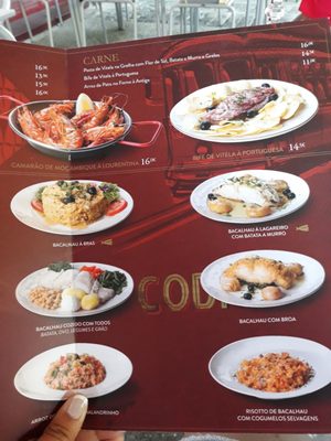 Menu photo 1 Restaurante D' Bacalhau Lisbon, 11 Menu photo 1 Restaurante D' Bacalhau Lisbon, 11